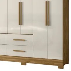 Guarda Roupa Casal 237cm 8 Portas Archi Freijó/Off Z17 - Mpozena