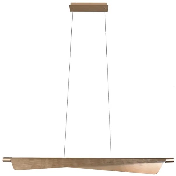 Pendente Led Metal 24W 1560Lm 3000K Tissu - DOURADO