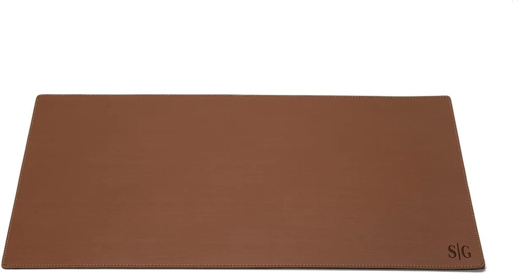 Desk/Mouse Pad Retangular Sottile Casa em Couro PU Havana - P  P