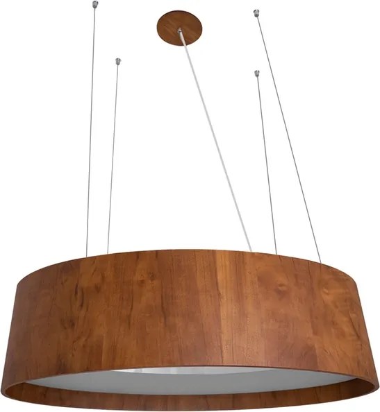 Pendente Madeira Acr&amp;#xED;lico Imbuia 45cm