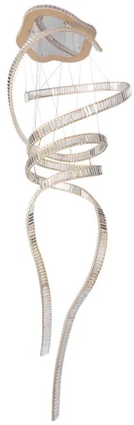 Pendente Led Dourado 300W 3000K Streamer Duplo Bailarina