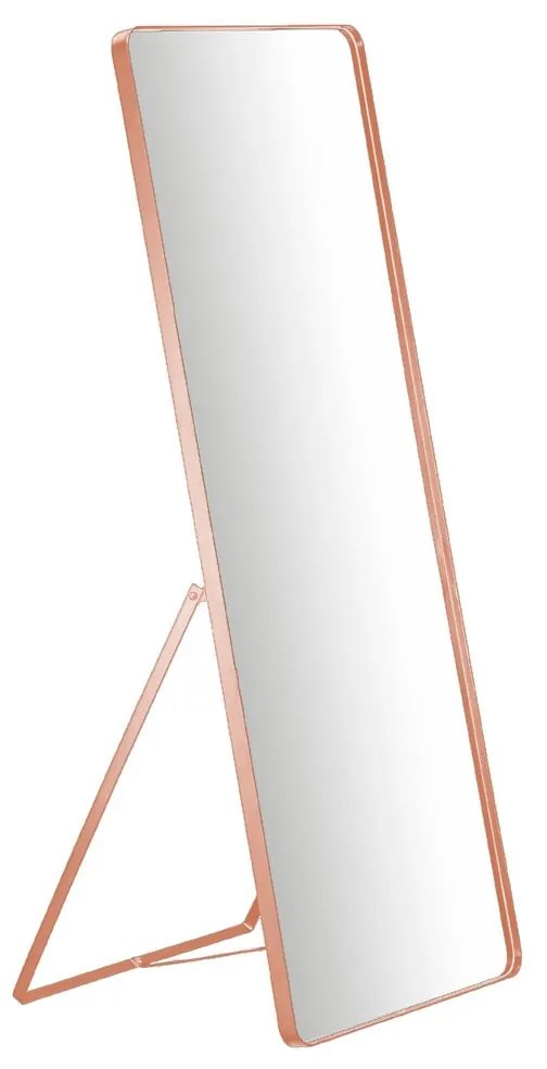 Espelho de Chão Leclair Design Retangular Moldura Aço Carbono Pintura Epóxi