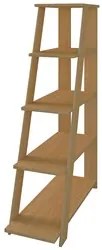 Kit 2 Estante Multiuso Decorativa 5 Prateleiras Stela A06 Freijó - Mpo