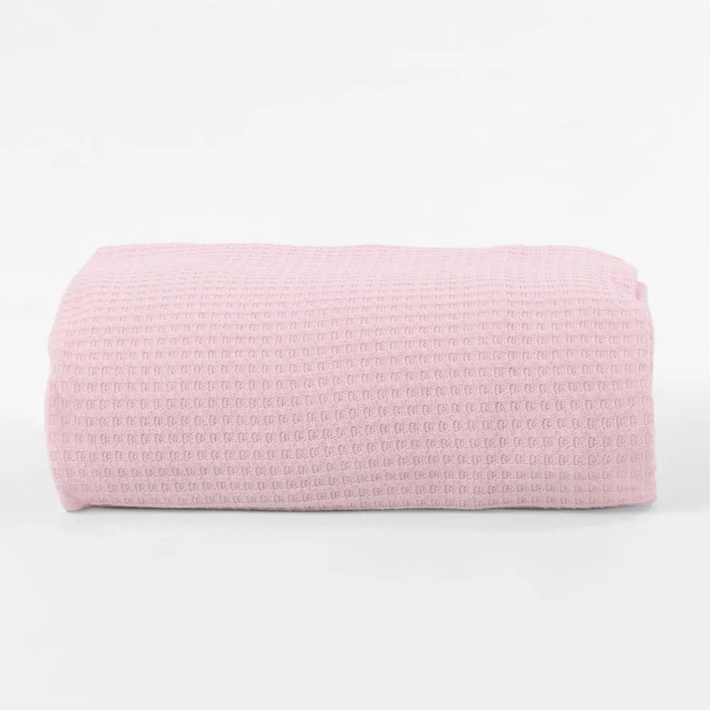 Manta para Berço Termo Cubes Rosa - 76cmx1m