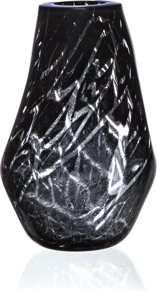 Vaso Murano Johannesburg P  Preto Ágata