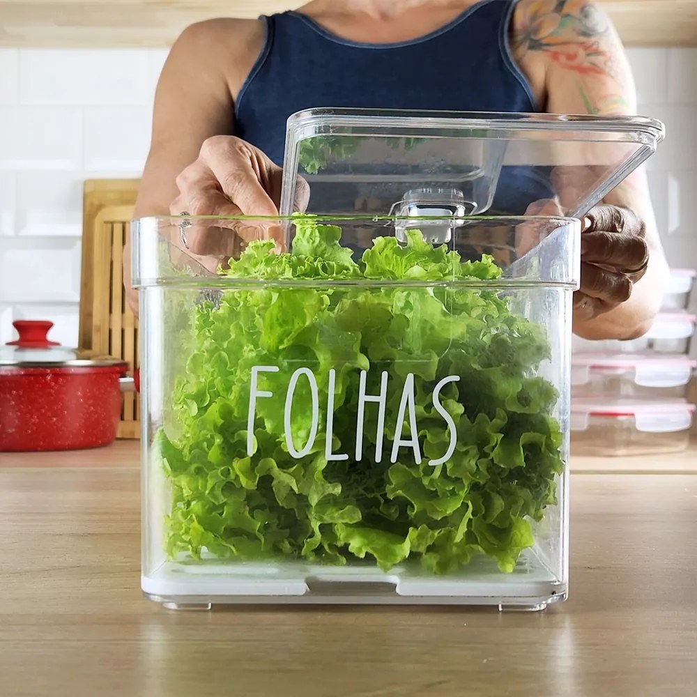 Organizadores de Geladeira com Etiqueta
