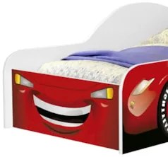 Mini Cama Infantil 148x68cm Personagens Carro Vermelho Z53  - Mpozenat