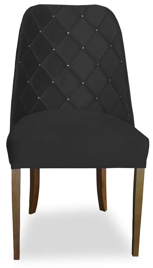 Cadeira de Jantar Dublin Suede Preto