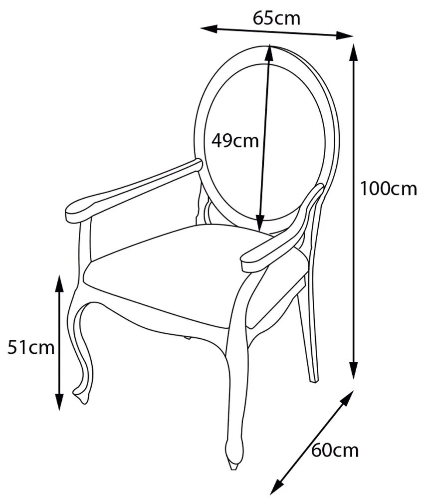 Kit 03 Poltronas Decorativas Sala de Estar Base Madeira Maciça Adrie Sarja Bege/Amêndoa Mel G36 - Gran Belo