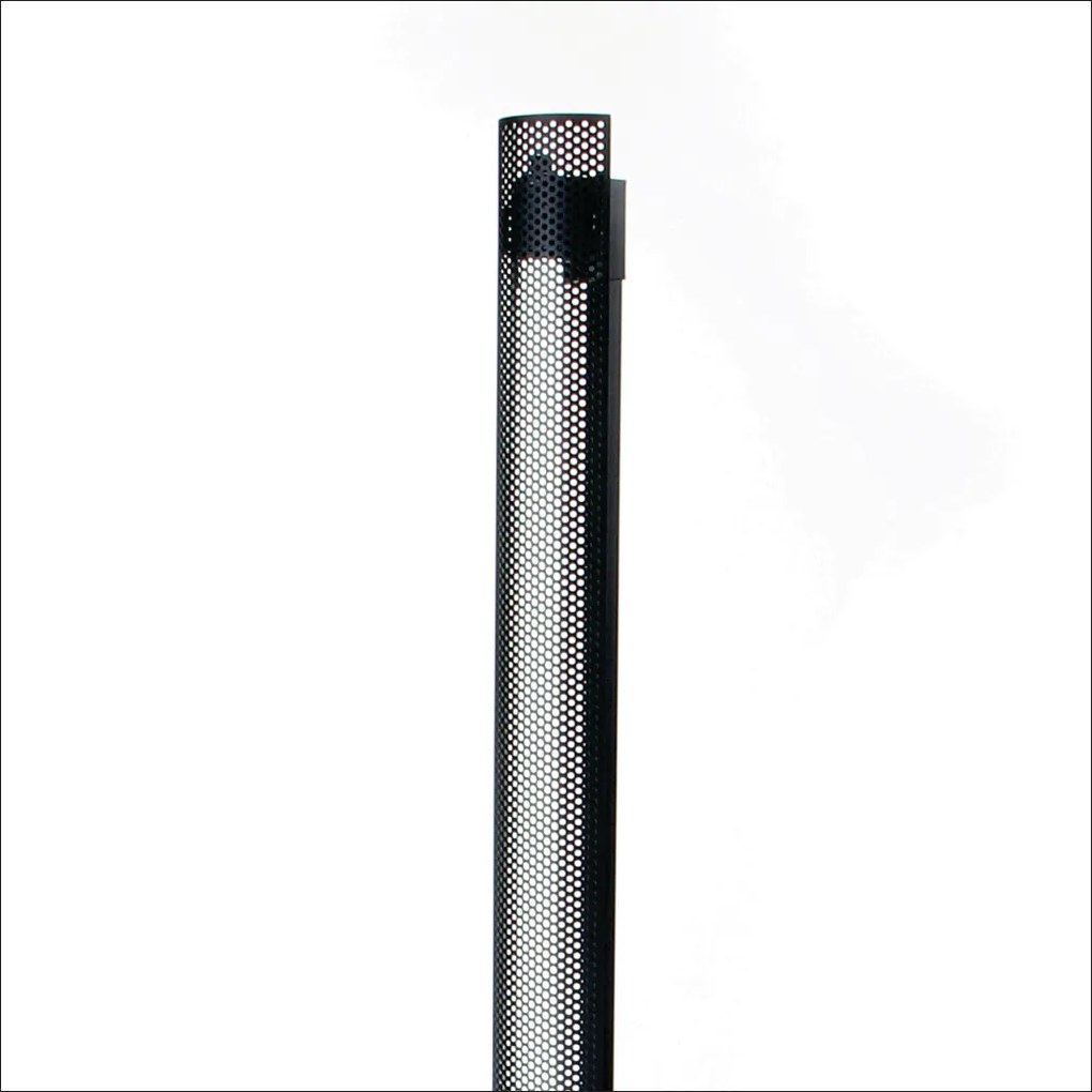 Luminária De Chão Rera 24,5X24,5X138,5Cm Metal Alumínio 1Xt8 Led 120Cm... (GRAFITE)