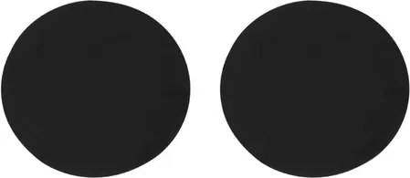 Kit 2 Arandelas Led Abs Preto 8w 3000k Ip65 Eclipse