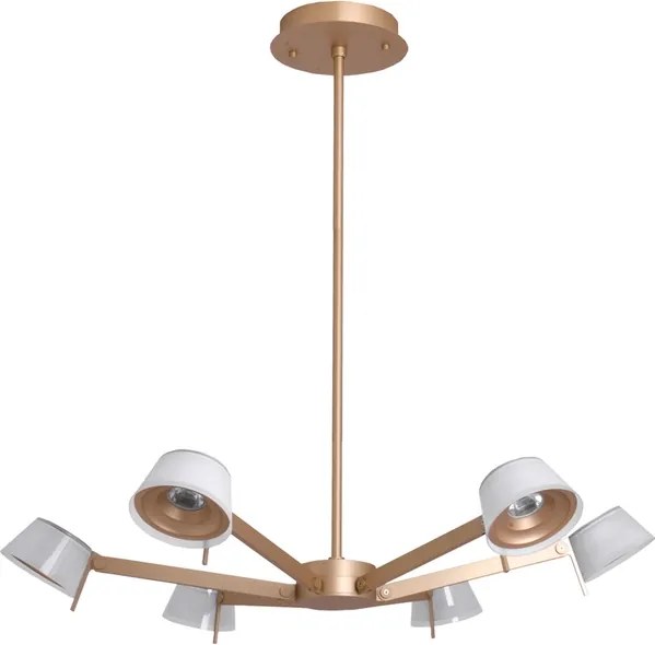 Pendente Led Metal Aluminio 28W 3000K Copo - CHAMPAGNE