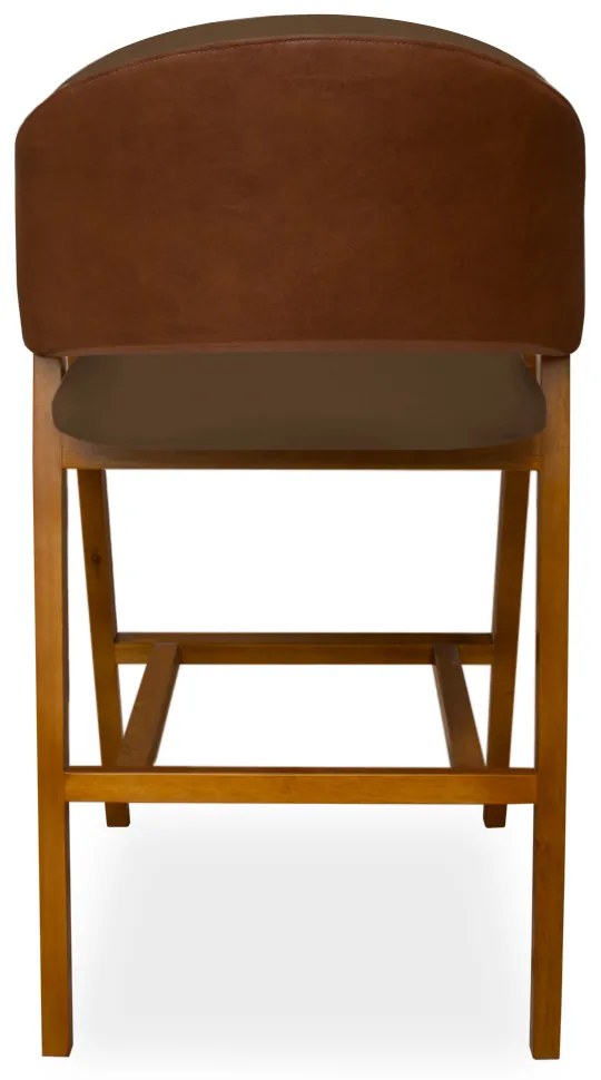 Banqueta Suellen Compose Couríssimo Whisky / Marrom