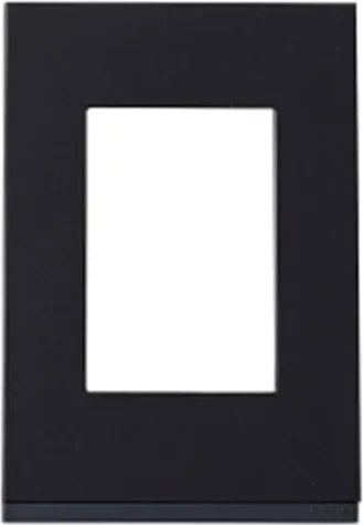 Placa Suporte Vertical 4X2 3 Postos Grafite Orion Class