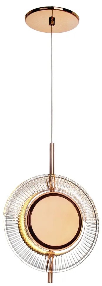 Pendente Sunflower Vertical Ø19X06X28,5Cm 02Xg9 Metal Aluminio - Old A... (ONIX)