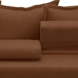Sofá Retrátil Reclinável 3 Lugares 195cm Roma F05 Veludo Terracota - M
