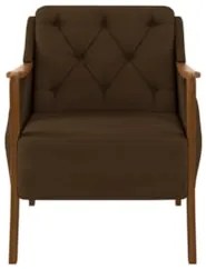 Kit 2 Poltronas Decorativas para Sala de Estar Capitonê Lapa Z32 Velud