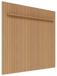 Painel para TV 82 Polegadas Ripado 250cm Nigéria C05 Freijó - Mpozenat