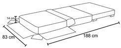 Puff Cama Solteiro Lúcia Suede D05 Cinza Escuro - Mpozenato