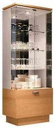 Cristaleira Aruan Buffet Ellora e Espelho Adnet 54cm H01 Off White/Cin