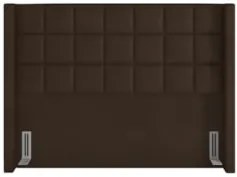 Cabeceira Cama Box Queen 160cm Pisa Z37 Sintético Marrom - Mpozenato