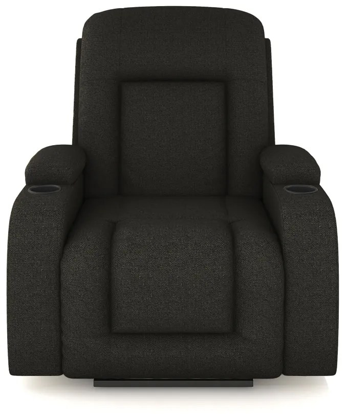 Poltrona do Papai Reclinável Sala de Cinema Crihs Elétrica Lift Elevação Linho Chumbo G23 - Gran Belo
