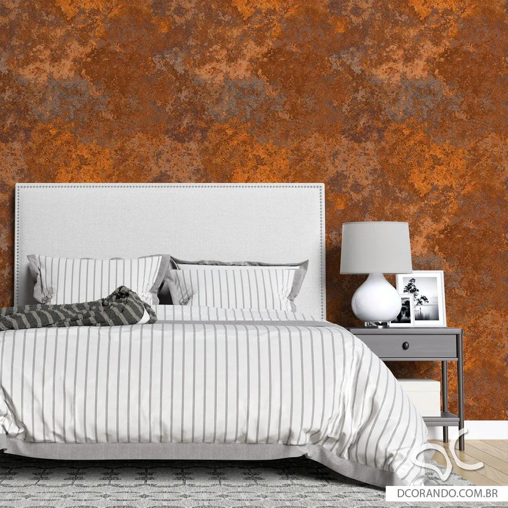 Papel de Parede Aço Corten 0.52m x 3.00m