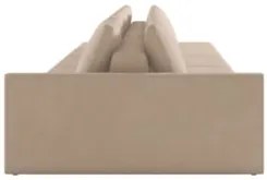 Sofá Ilha Modular com Puff para Sala Living 432cm Georgia Z08 Veludo B