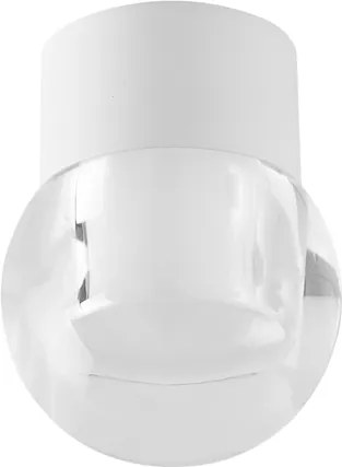Plafon Led De Sobrepor Alumínio 6w 3000k Budi - BRANCO