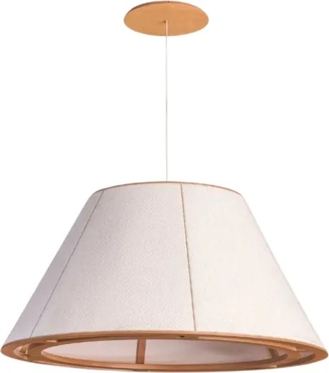 Pendente De Tecido Natural Catedral Rio 60Cm