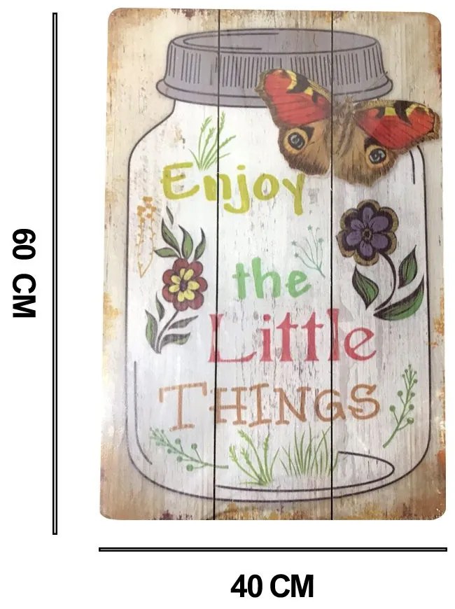Quadro Decorativo em MDF Enjoy 40x60cm F04 - D'Rossi