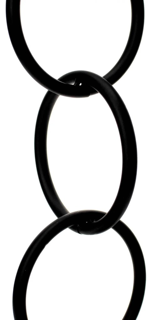 Escultura Decorativa Em Metal Preto 41x13 Cm - D'Rossi