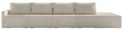 Sofá Ilha Modular com Puff para Sala Living 432cm Georgia Z08 Boucle B