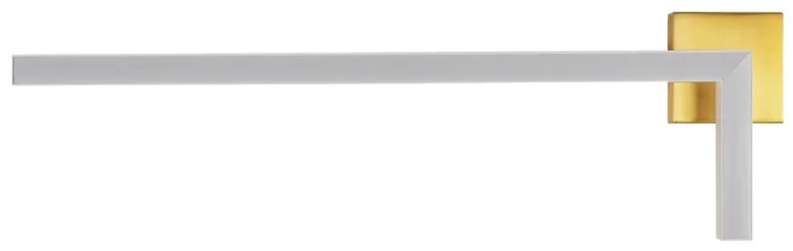 Arandela / Plafon Play Retangular 24,5X83Cm Led 20,5W Bivolt / "l" C/... (BT - Branco Texturizado, 4000k)