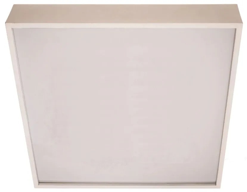 Plafon Ayla 48X48Cm Led 36,8W Bivolt | Usina 19040/48 (GF-M Grafite Metálico, 3000k)