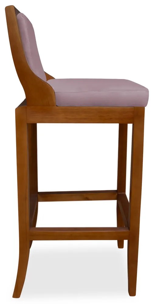 Banqueta Decorativa Josi Veludo Crepe