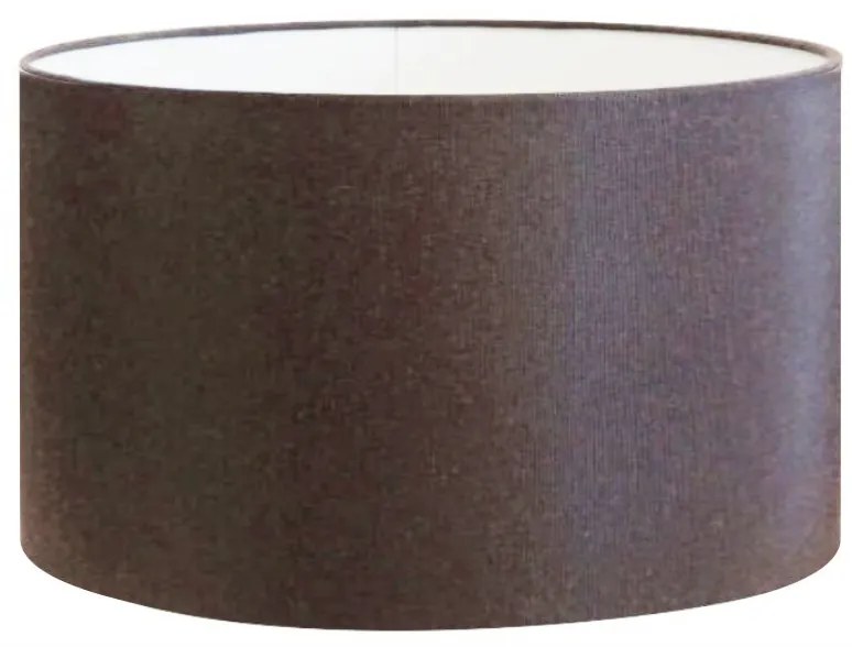Cúpula Abajur Cilíndrica Cp-7023 Ø50x21cm Café