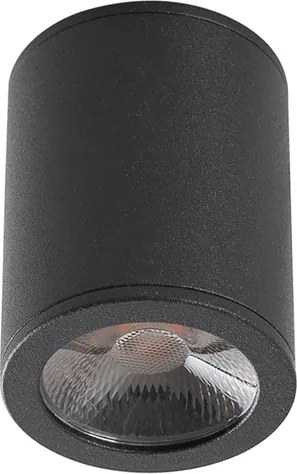 Spot Led De Sobrepor Preto 3W 210Lm 2700K Downlight Can
