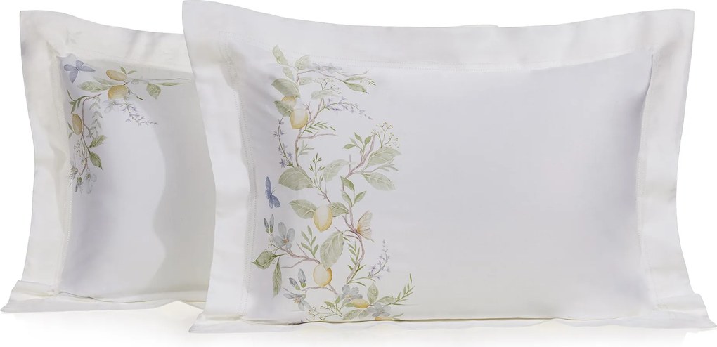 Jogo 2 Fronhas Trussardi Bambu 300 Fios Aurabella  50 x 70 cm