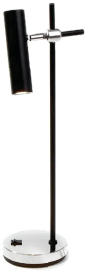 Abajur Vertical Haste Tubinho Articulado 12X15X50Cm Metal 01Xmr11 | Ol... (GRAFITE / COBRE FOSCO)