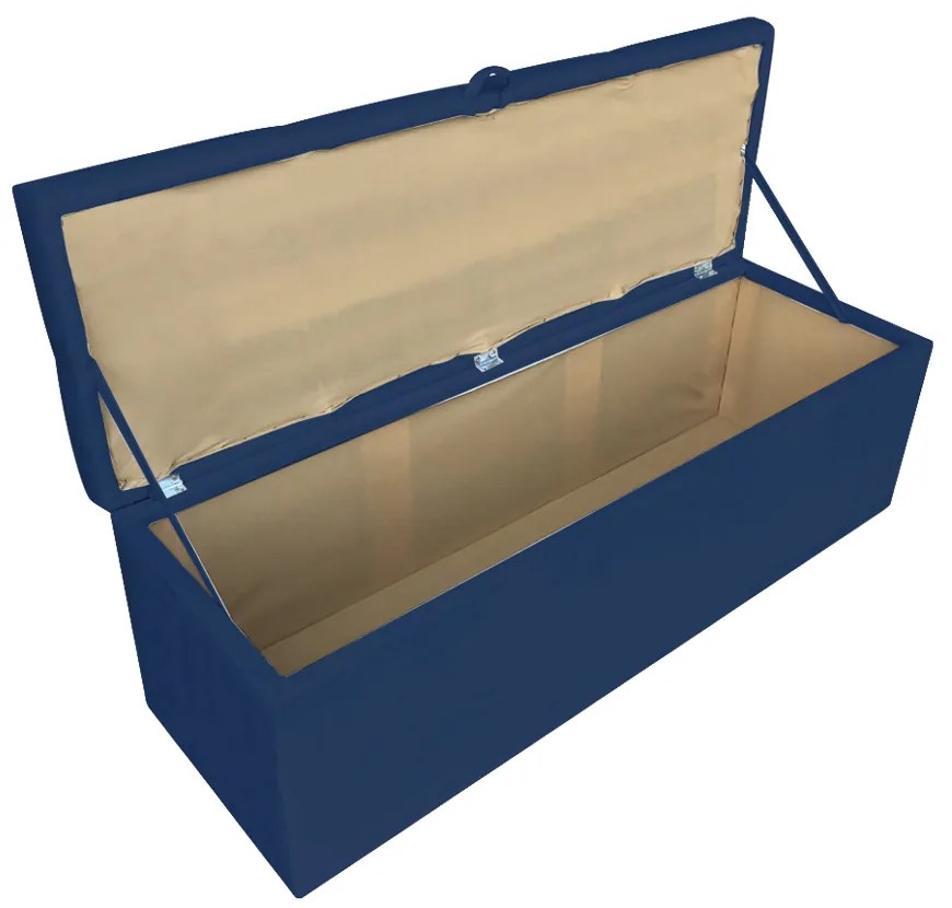 Calçadeira Clean 100 cm Suede D'Rossi - Azul Marinho