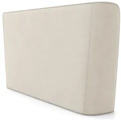Cabeceira Cama Box Queen 160cm Nicea Z37 Veludo Bege - Mpozenato