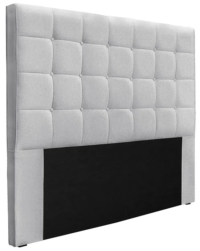 Cabeceira Cama Box Solteiro 90 cm Verona Linho S04 - D'Rossi - Grigio