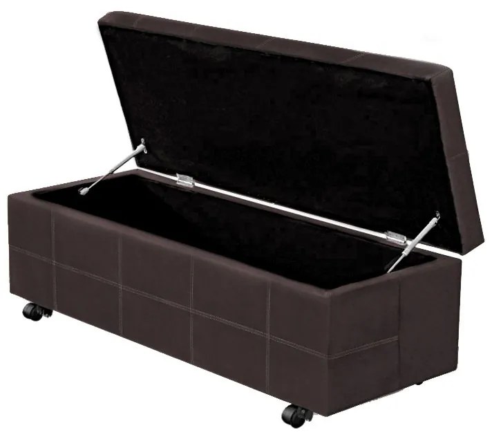 Calçadeira Baú Casal King 193cm Marselha Veludo Marrom - Sheep Estofados - Marrom