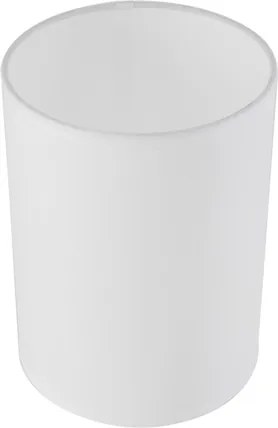 Cupula Cilindrica Para Abajur Plastico Branca 15Cm