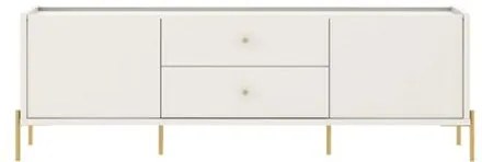 Rack Jasper Off White Fosco Base Dourado 1,80 MT - 69770 Sun House