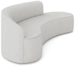 Sofá 4 Lugares Para Sala 220cm Orgânico Wendi Linho Cinza I01  - Mpoze