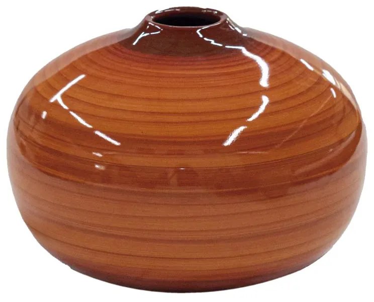 Vaso Bola decorativo em Cerâmica Carolina Haveroth – Aruba Alto Brilho