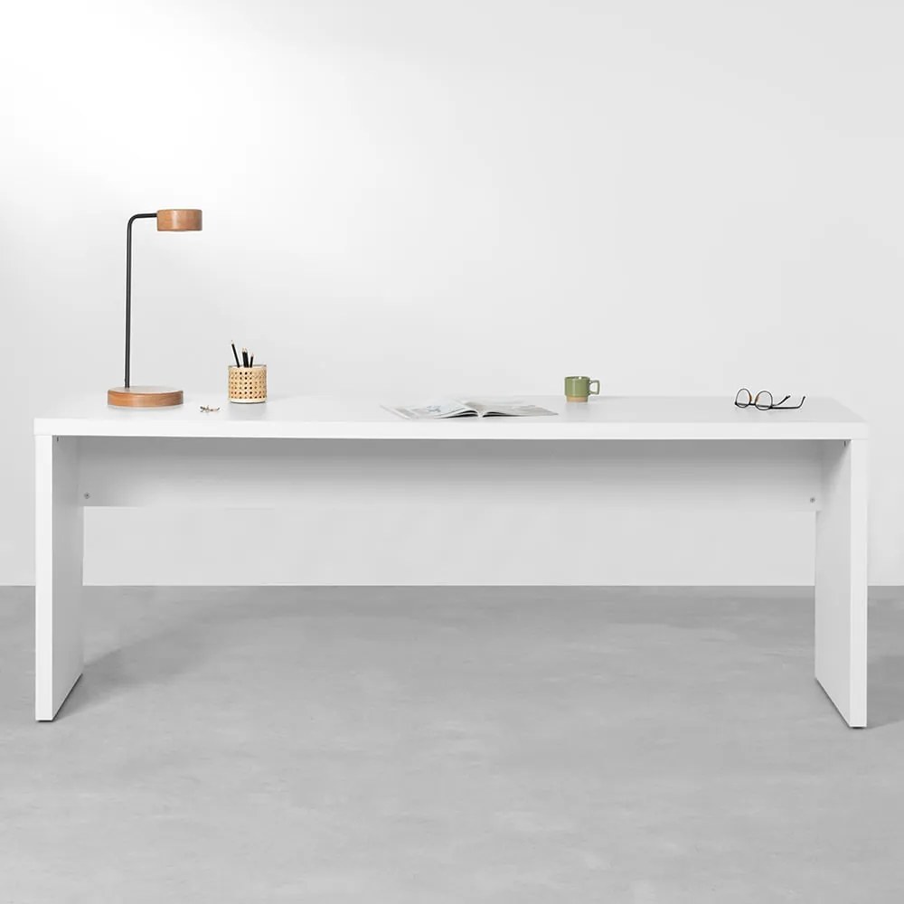 Bancada Contemporânea Branco - 1,80m