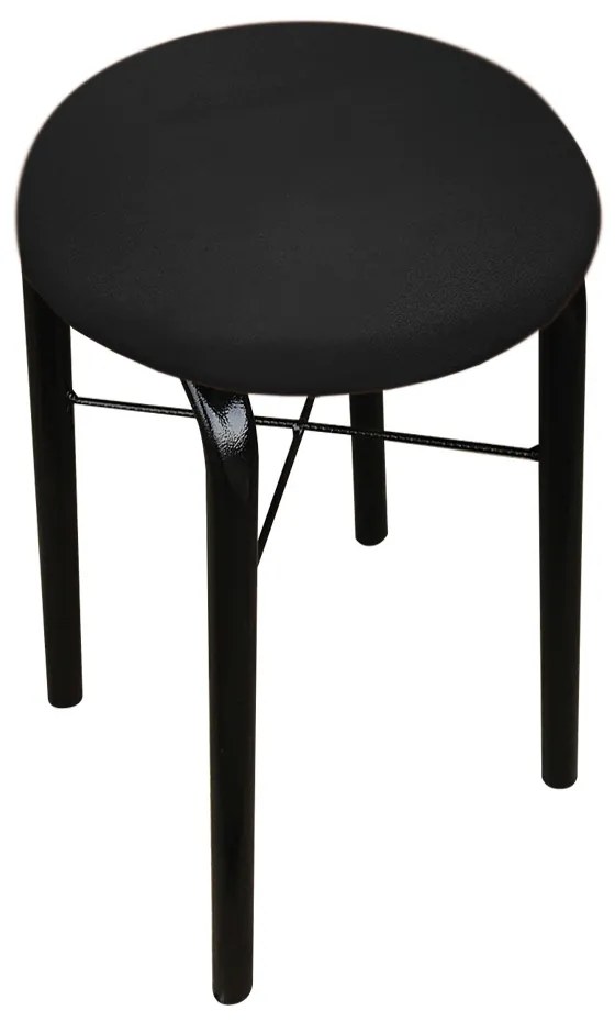 Banqueta Baixa Manu Suede Preto